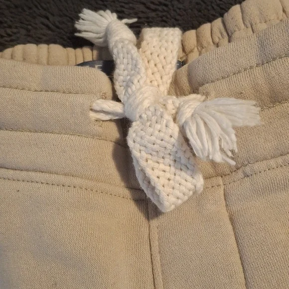 Mens Free Planet Beige Sweatpant Shorts - Picture 3 of 8